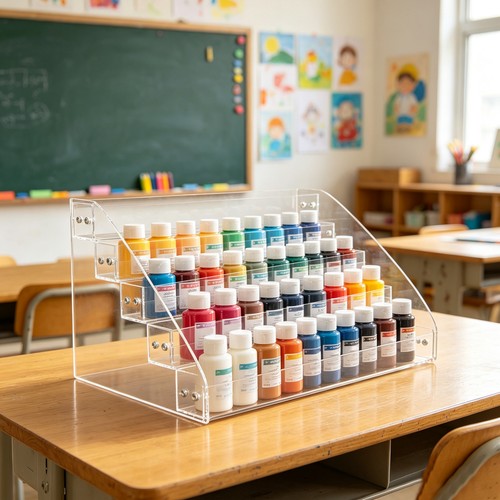 Tier paint organizer clear - paint,