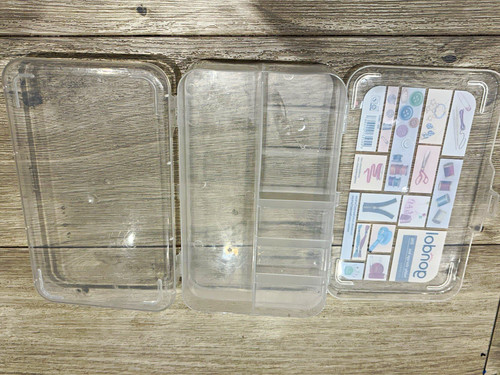 Clear plastic hobby storage - plastic,